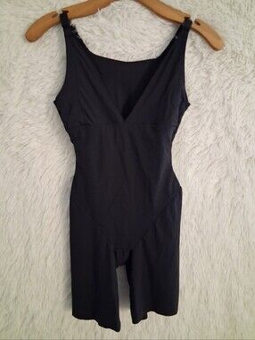 Maidenform Black Shapewear Romper Medium